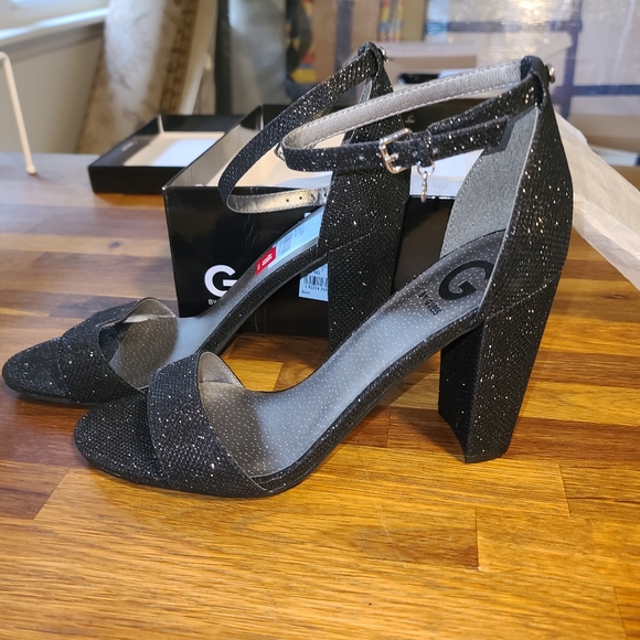 g by guess black heels